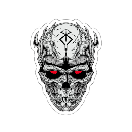 Skull Knight Sticker 4x4