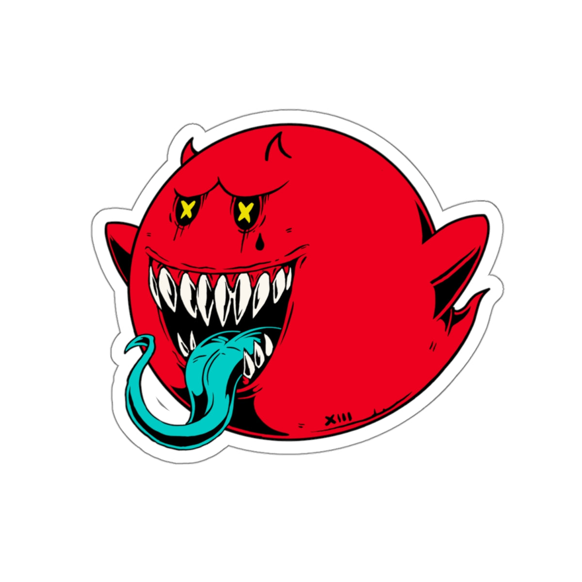 Devil Boo Sticker – 13thcrypt