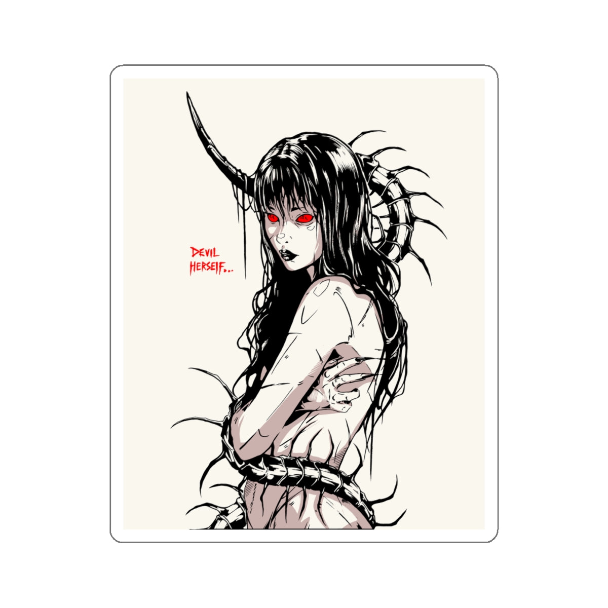 Devil Herself  Sticker