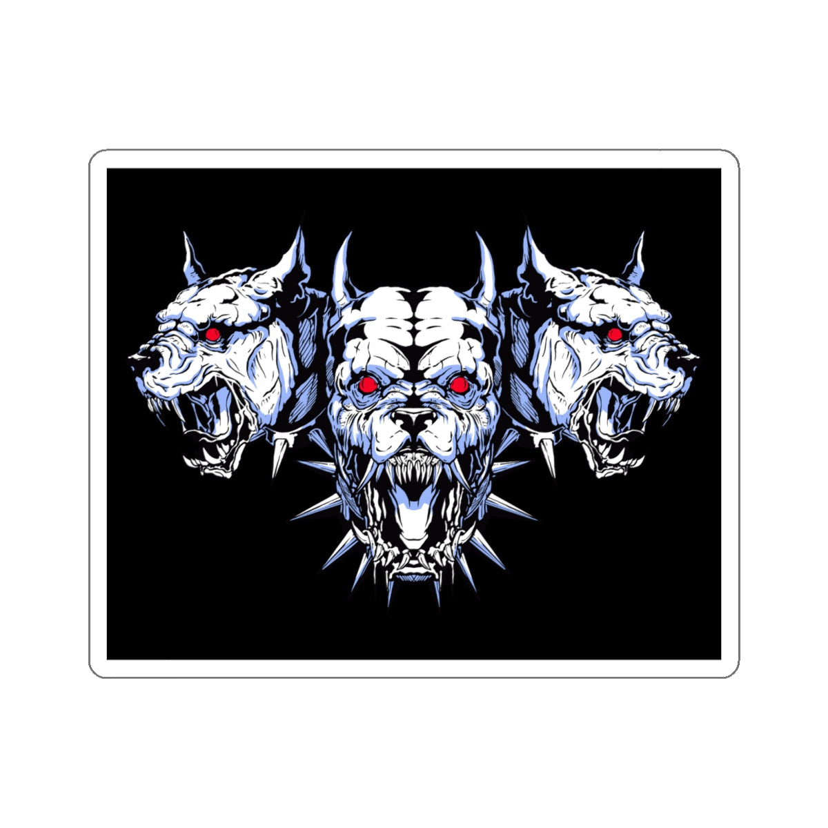 3 Headed Hound Sticker