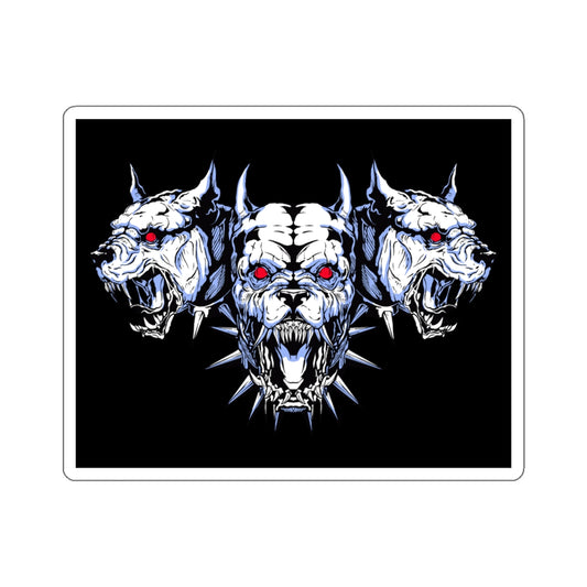 3 Headed Hound Sticker