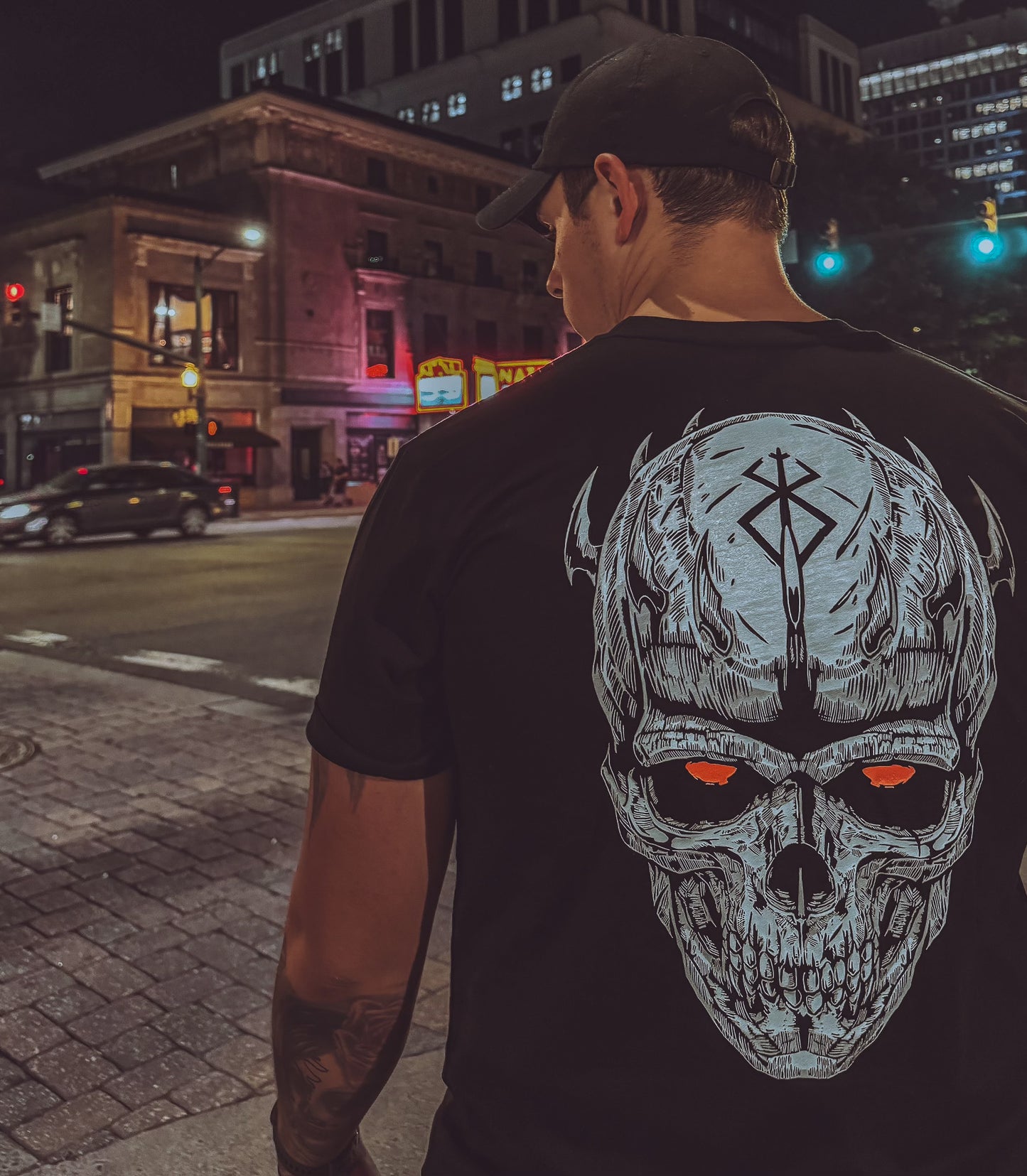 Skull F'n Knight Tee